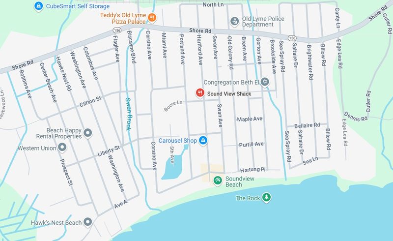 Map to Sound View Shack